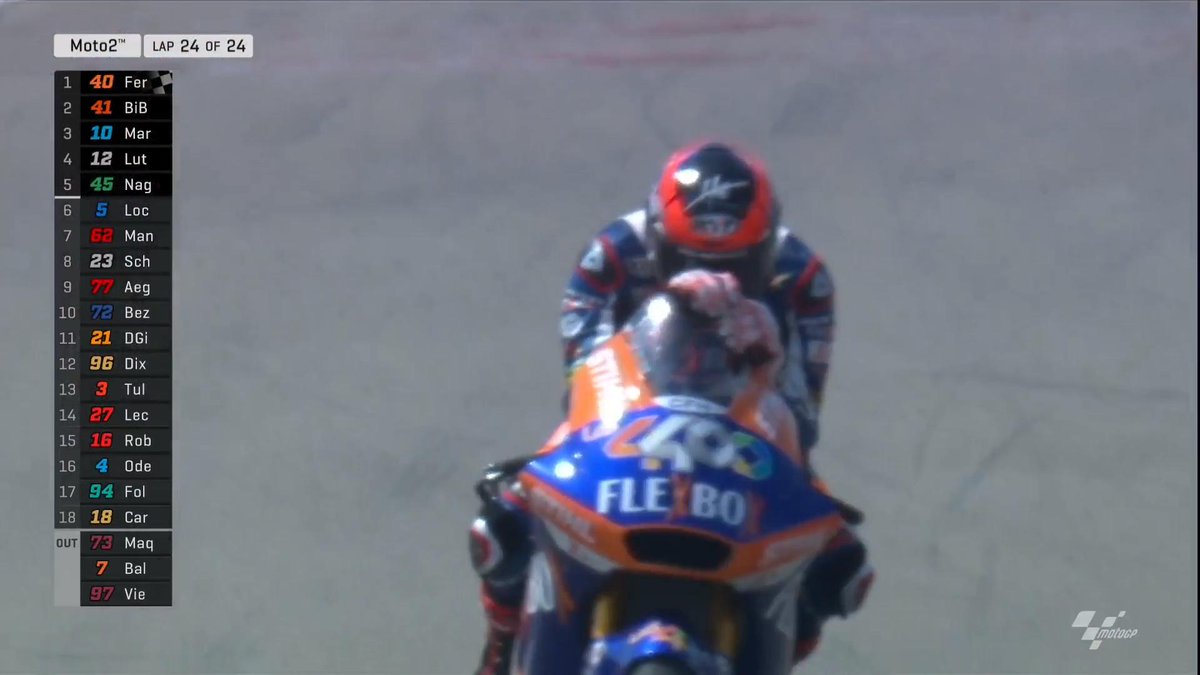 Moto2 Gp Assen- Marquez e Baldassarri si fanno male a vicenda, vince Fernandez