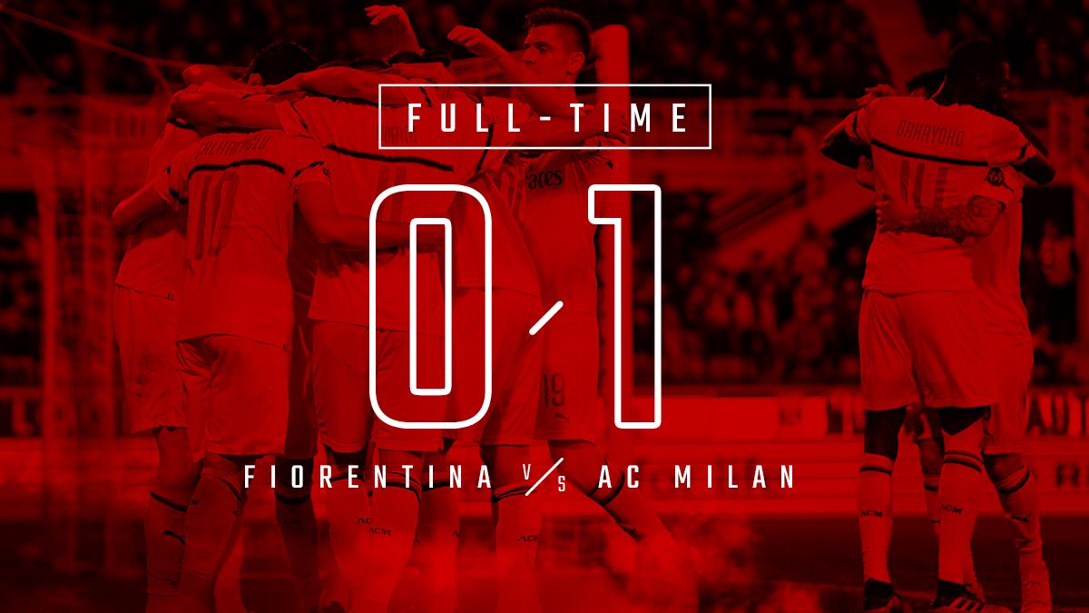 Serie A - Il Milan vince contro la Fiorentina e tiene viva la lotta Champions