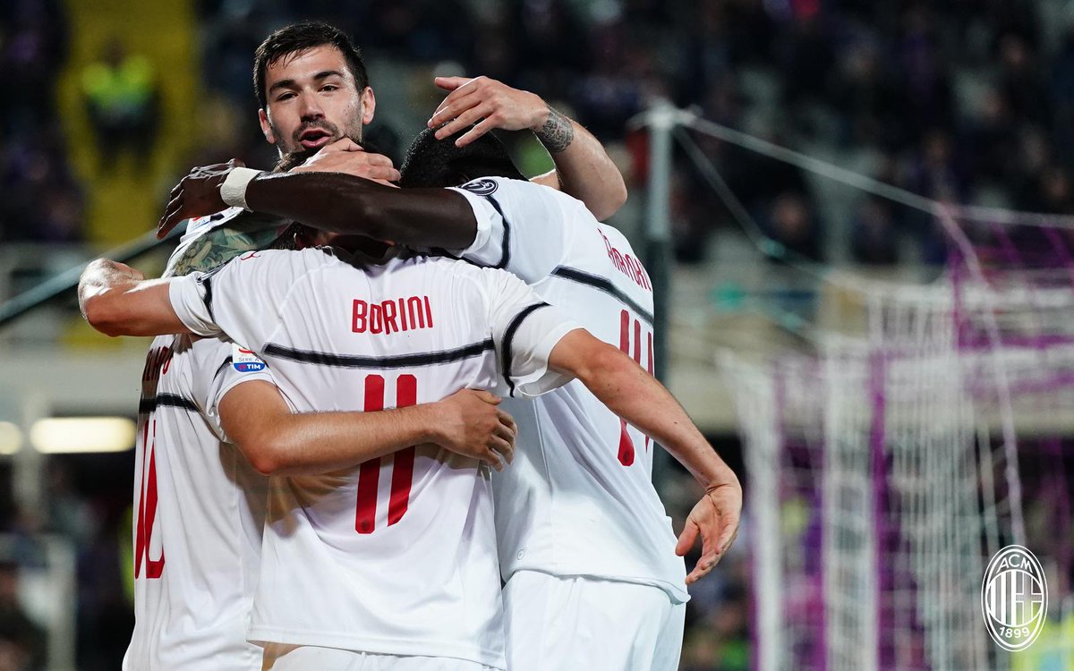 Il Milan torna a vincere a Firenze dopo 5 anni: rossoneri ancora in corsa per la Champions