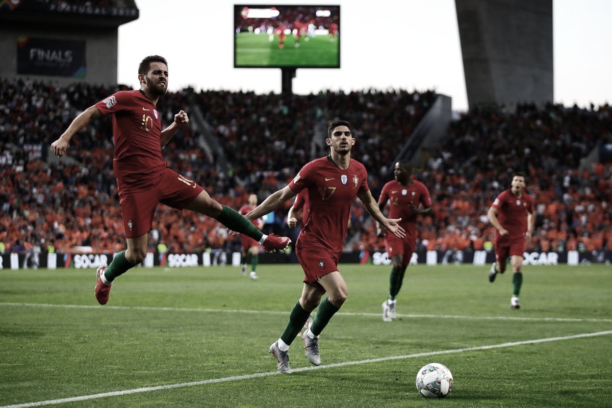Com gol de Gonçalo Guedes, Portugal vence Holanda e conquista título da Nations League