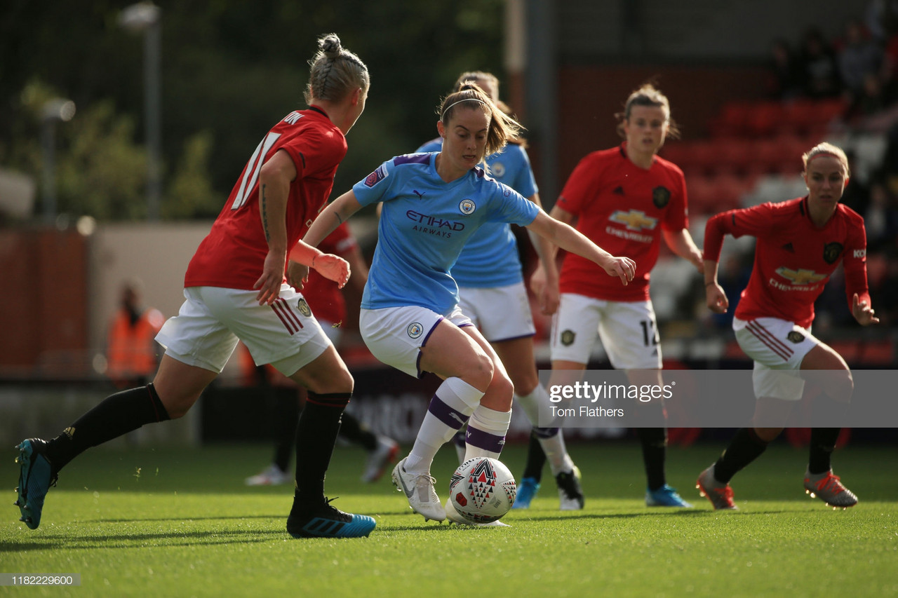 Manchester United Women 2-0 Manchester City Women: Reds unstoppable on derby day