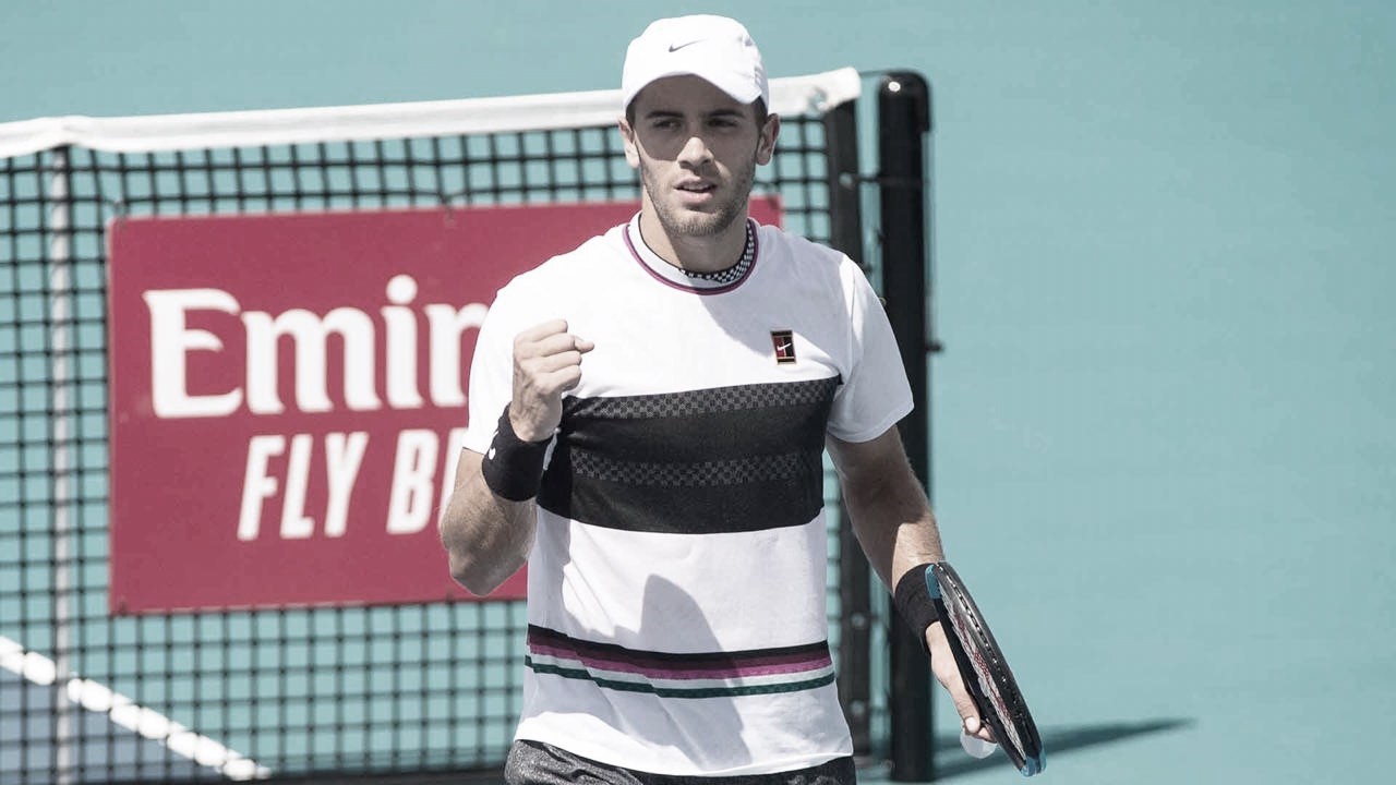 Coric vence Kyrgios e enfrentará Auger-Aliassime nas quartas do Masters 1000 de Miami Coric vence Kyrgios e enfrentará Auger-Aliassime nas quartas do Masters 1000 de Miami