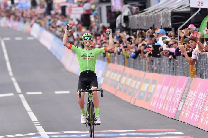 Giro d'Italia 2017, 17° tappa: a Canazei, capolavoro di Rolland, Dumoulin resta in rosa