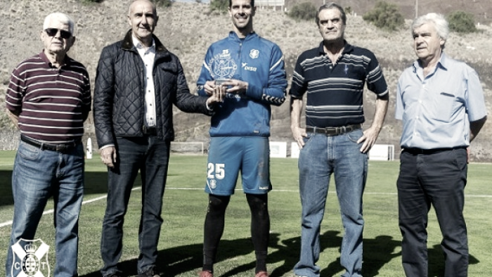 Dani Hernández premiado "Jugador Más Valioso" del CD Tenerife en la 2016-17