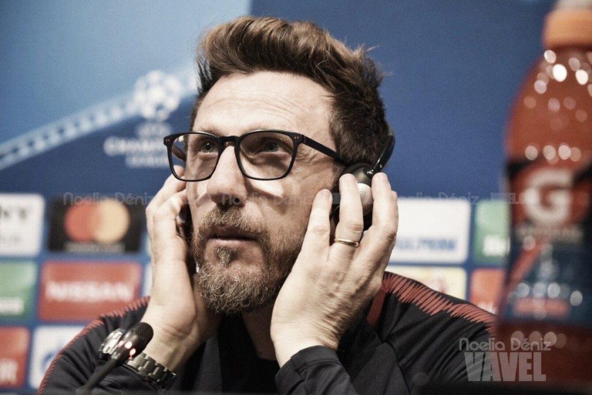 Roma - Le parole di Di Francesco in vista del Derby contro la Lazio