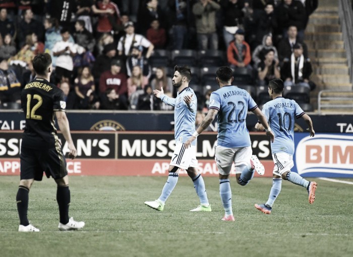 David Villa grants New York City FC their first road win