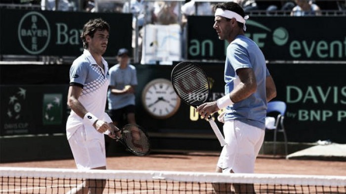 Copa Davis: Del Potro y Pella ganaron el dobles Copa Davis: Del Potro y Pella ganaron el dobles