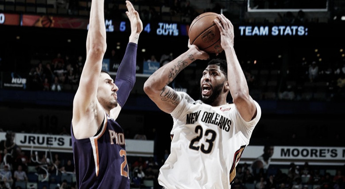 NBA - Davis monumentale, i Pelicans battono i Suns, bene anche Minnesota su Sacramento