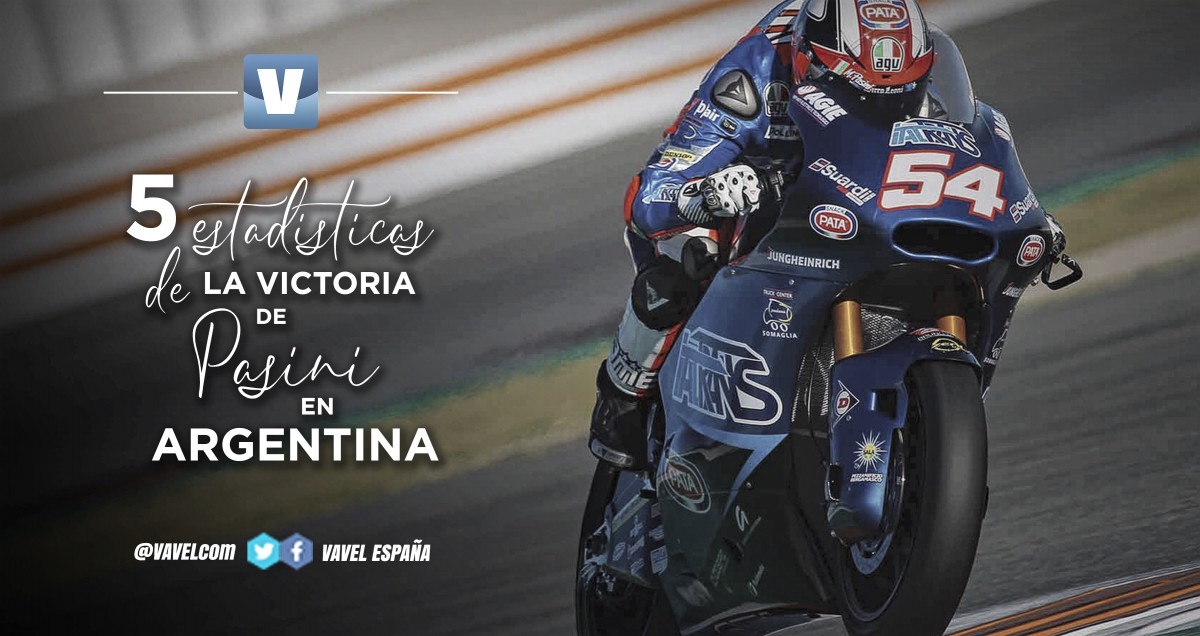 Cinco estadísticas de la victoria de Pasini en el GP de Argentina