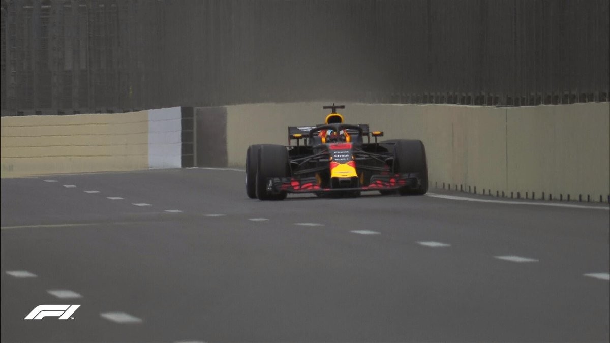 F1 Gp Baku: Ricciardo il più veloce nelle Libere 2; Raikkonen secondo