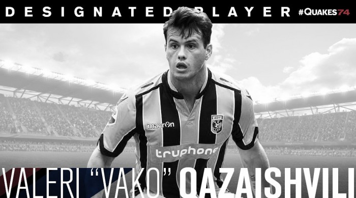 Valeri Qazaishvili se va al San Jose Earthquakes de la MLS