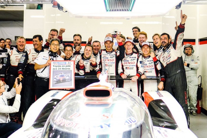 Le Mans 24 Hours: Toyota claim historic pole position