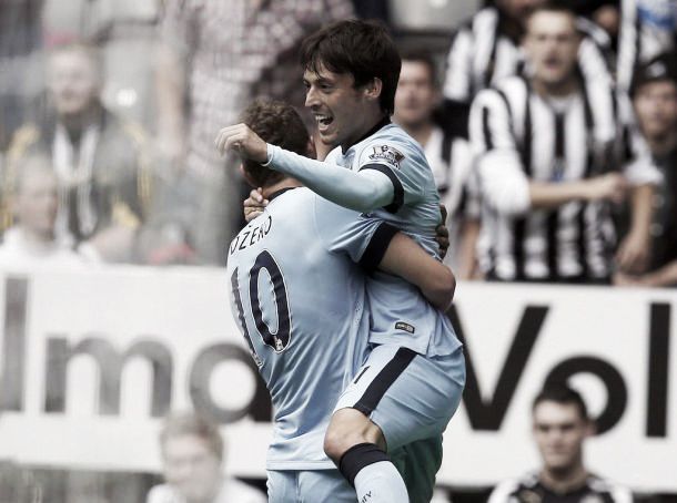 Newcastle United 0-2 Manchester City: Silva and Aguero get defending champions off to winning start