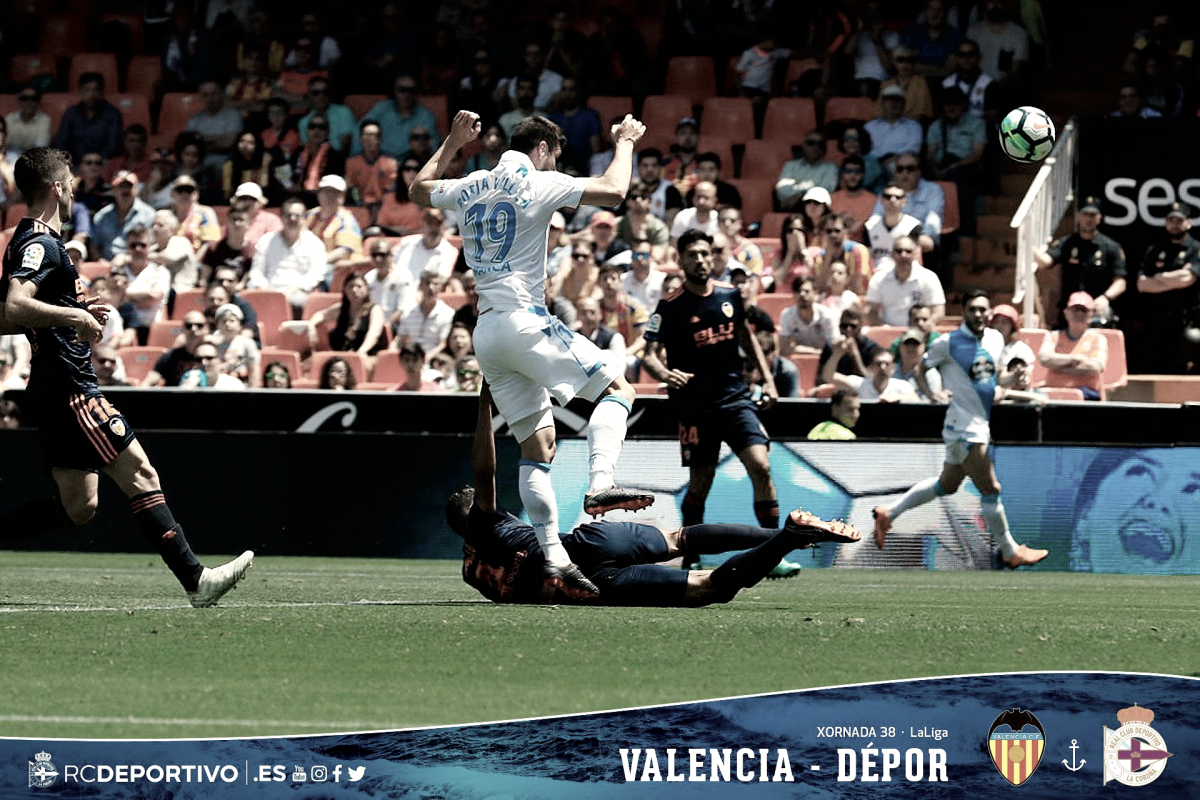 Valencia CF - Deportivo de La Coruña, puntuaciones del Deportivo, jornada 38 de La Liga
