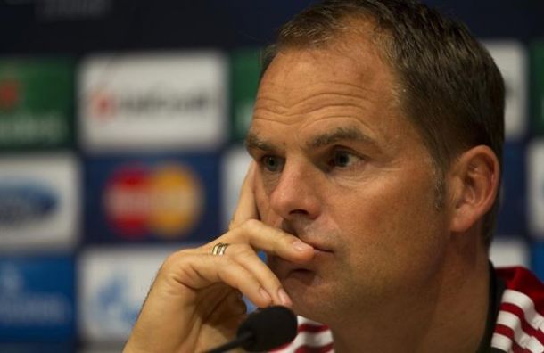 Frank de Boer: ''El Ajax no tiene necesidad de comprar''
