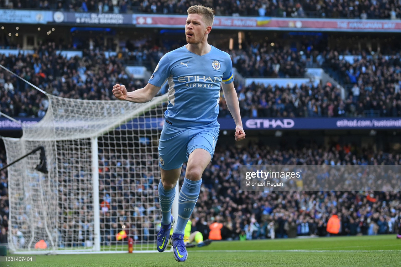 Manchester City 4-1 Manchester United: De Bruyne and Mahrez magic inspires City to comfortable Derby day win