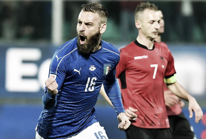 Albania - Italia en vivo y en directo online en Clasificación Mundial Rusia 2018 (0-1) Albania - Italia en vivo y en directo online en Clasificación Mundial Rusia 2018 (0-1)
