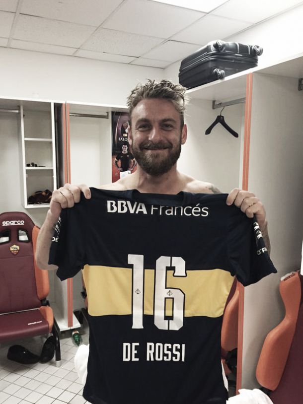 Desde Roma, Daniele De Rossi se sumó a los festejos de Boca por la obtención del torneo local