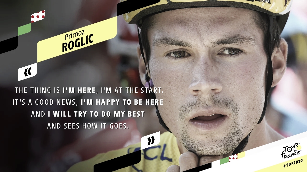 Primož Roglič confirma su participación en el Tour Primož Roglič confirma su participación en el Tour