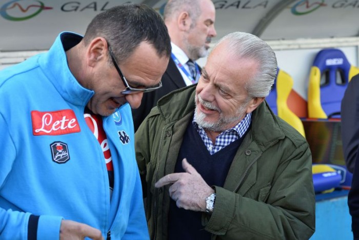 Napoli all'esame Real Madrid, De Laurentiis: "Abbiamo un gioco unico, ce la giocheremo"