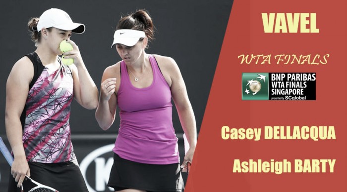 WTA Finals 2017. Casey Dellacqua y Ashleigh Barty: las 'aussies' quieren conquistar Singapur