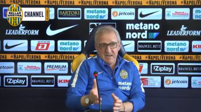 Verona, Delneri non molla: "Ritmo ed intensità, facciamo la partita. Toni? Fuori per scelta tecnica"