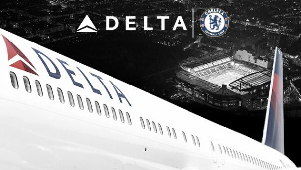Chelsea y Delta Airlines vuelan juntos
