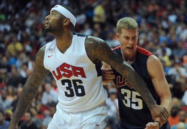 DeMarcus Cousins Hurts Knee During Team USA Scrimmage, Will Sit Out Saturday Versus Brazil