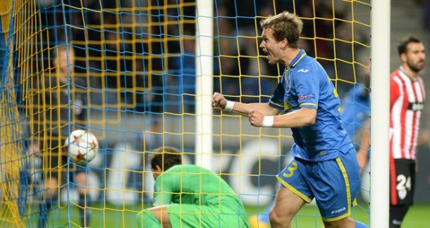 Bate Borisov 2-1 Athletic Bilbao: Two early goals secure Bate's first group stage win since 2012