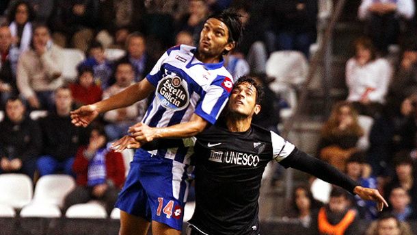 Resultado Deportivo de la Coruña - Málaga en Copa del Rey 2014 (1-1)