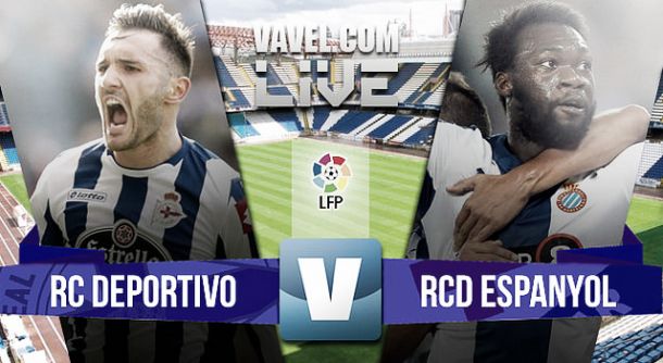 Resultado Deportivo de La Coruña - Espanyol de la Liga BBVA 2015 (0-0)