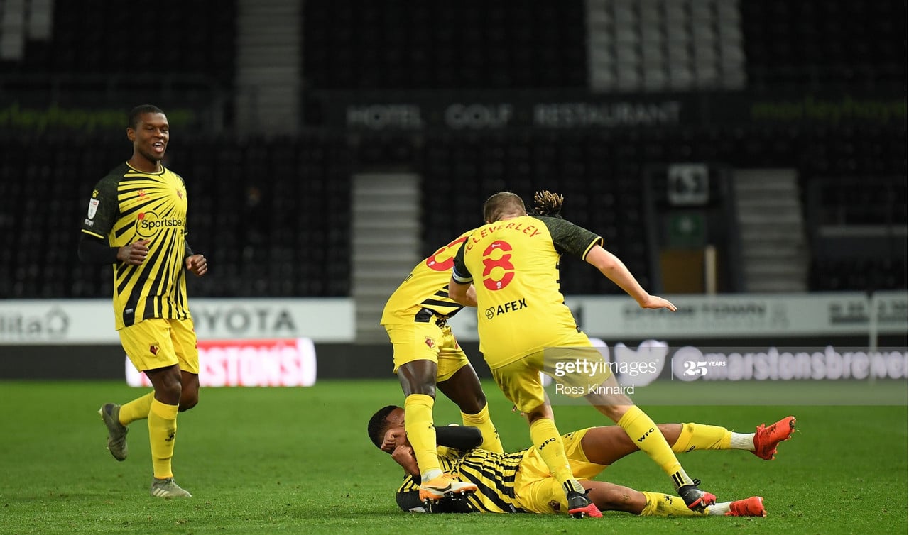 Derby County 0-1 Watford: Late Pedro goal seals victory as the Hornets sting the Rams under the lights