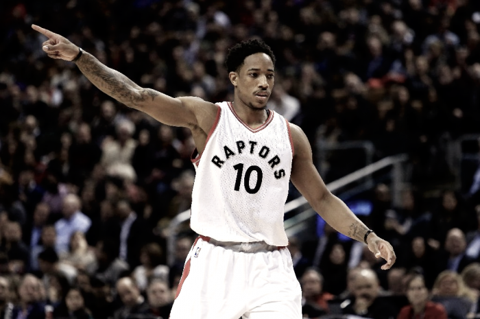 Toronto Raptors' DeMar DeRozan wins NBA Player of the Week