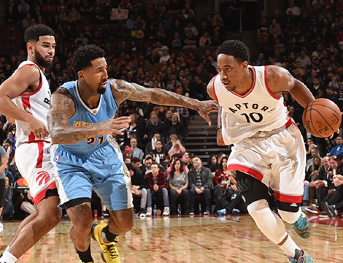 NBA - DeRozan e Lowry trascinano ancora Toronto: non basta un buon Gallinari a Denver (105-102)