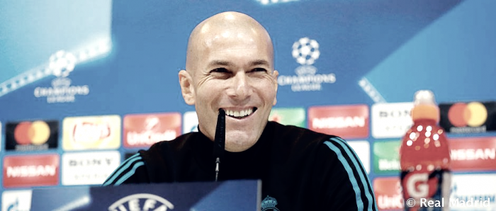 Zinedine Zidane: "Lo que me interesa es ver a mi equipo metido en el partido"