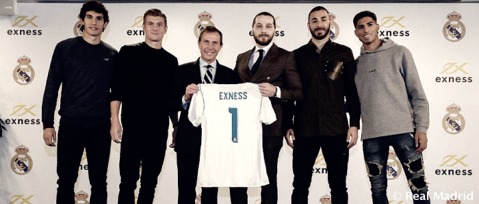 Exness, nuevo patrocinador del Real Madrid