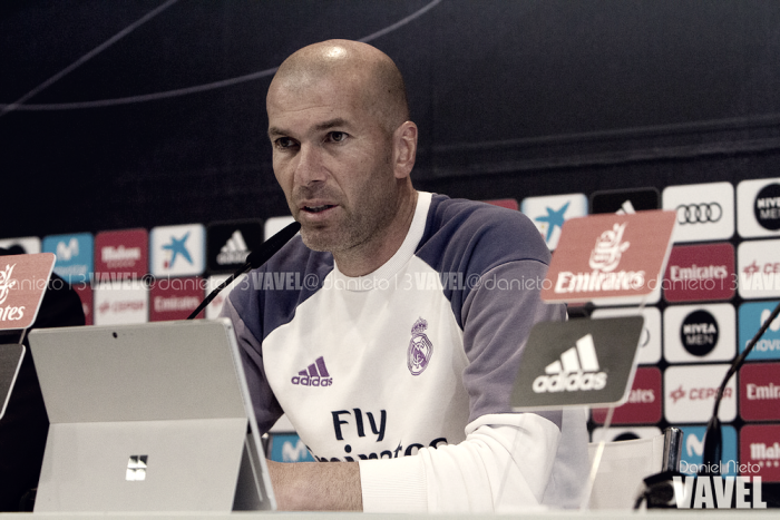 Zidane: "Dependemos de nosotros y vamos a ser positivos hasta el final"