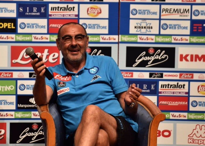 Napoli, parla Sarri: "Mi trovo bene in questo momento. Ounas? Non lo conosco benissimo"