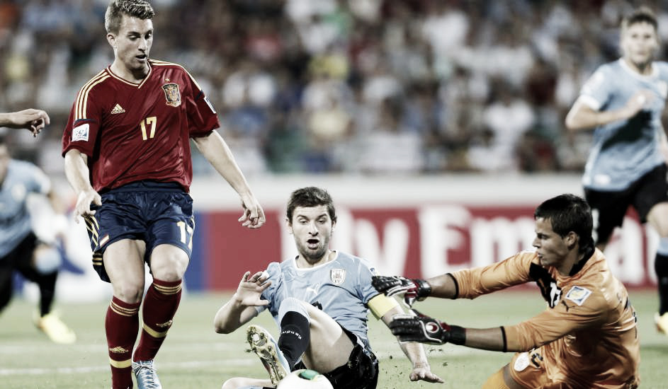 Mundial Sub-20: una España ofuscada dice adiós, ante el oficio charrúa
