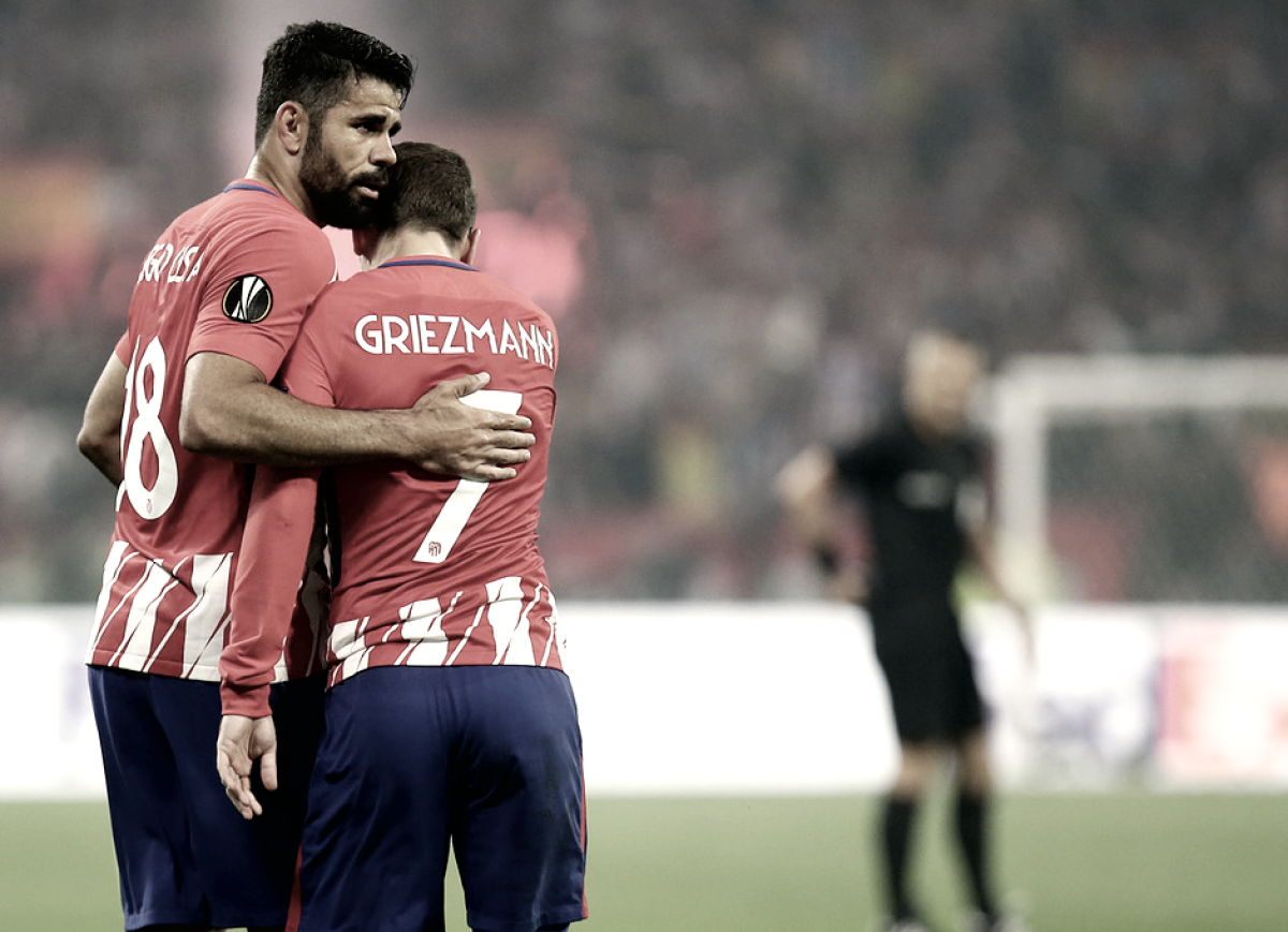 Puntuaciones por posición del Atlético de Madrid: delanteros