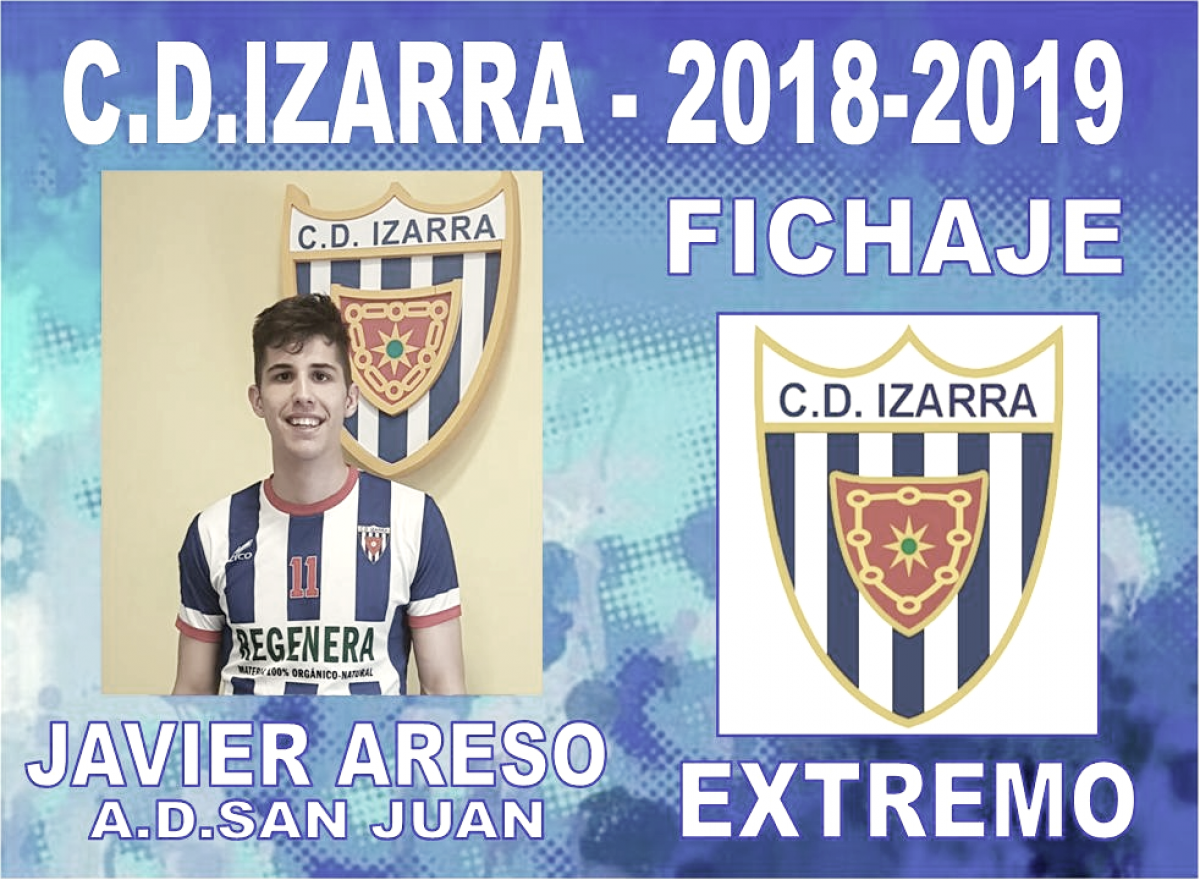 Javier Areso, jóven refuerzo para el CD Izarra