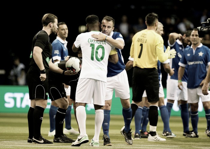 Star Sixes, Del Piero e Fiore stendono la Nigeria. Brasile esagerato contro la Cina