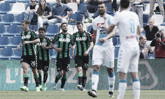 Serie A, Milik entra e salva il Napoli: è 2-2 al Mapei Stadium