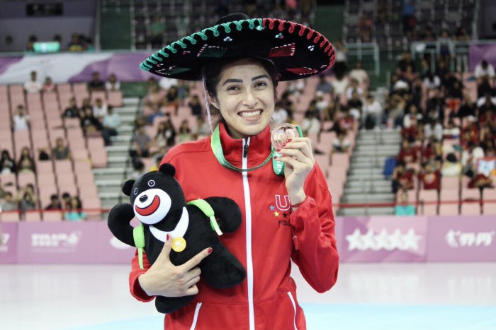 Dos bronces para México en taekwondo en la Universiada Mundial