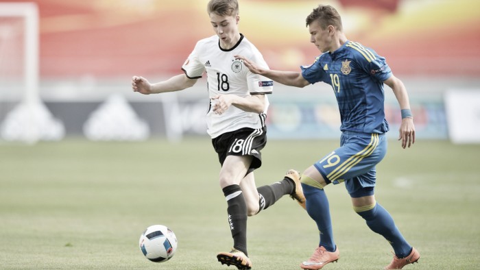 Ukraine under-17 2-2 Germany under-17: Shreck saves a point for Germany as Lunin shines
