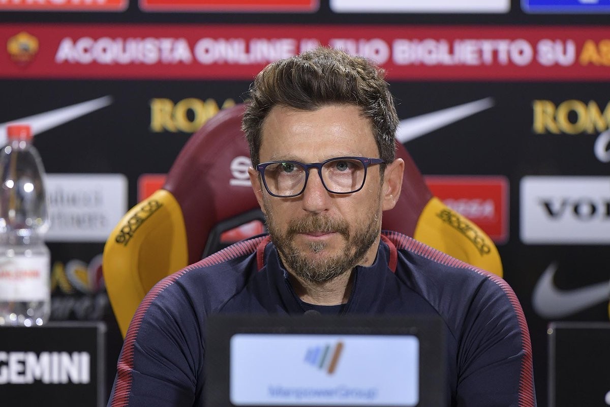 Roma, Di Francesco presenta la sfida con la Fiorentina