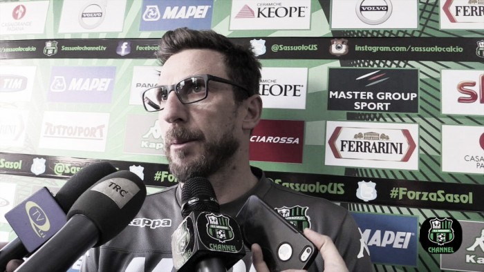 Di Francesco: "Continuiamo a sognare il sesto posto, ma giochiamo partita per partita"