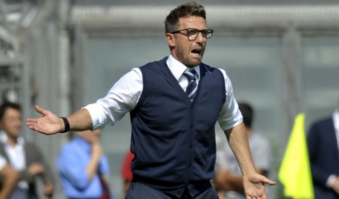 Di Francesco carica i suoi: "Domani un Sassuolo voglioso. Non siamo in crisi, sono contento e soddisfatto"