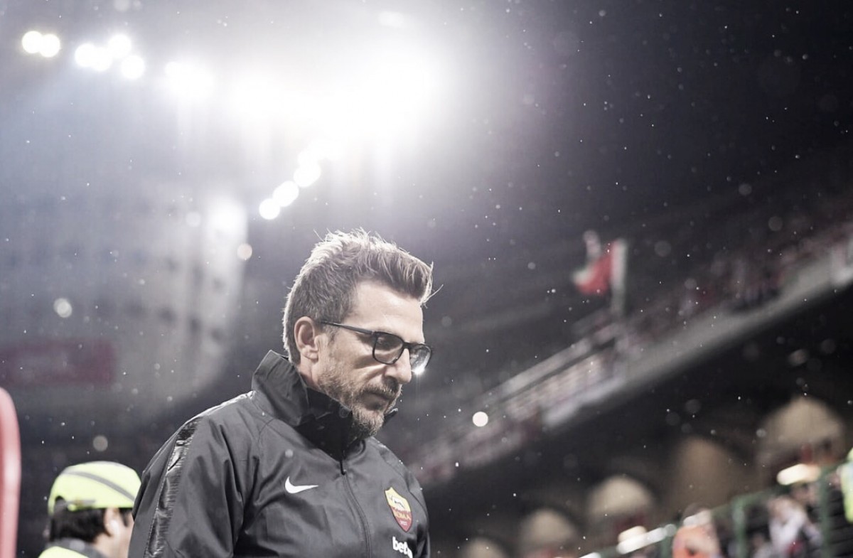 Após derrota, Di Francesco vê ingenuidade da Roma e afirma: "É preciso melhorar" Após derrota, Di Francesco vê ingenuidade da Roma e afirma: "É preciso melhorar"
