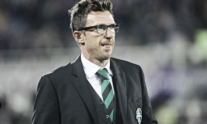 Sassuolo, parla Di Francesco: "A Bergamo abbiamo fatto benissimo, contro la Samp non sarà facile"